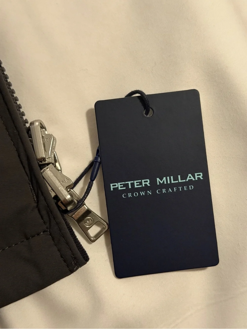 NWT Peter Millar Ryder Reversible Vest: Iridium (Small)